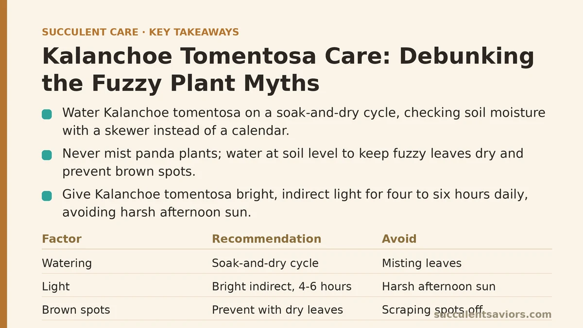 Kalanchoe Tomentosa Care: Debunking the Fuzzy Plant Myths