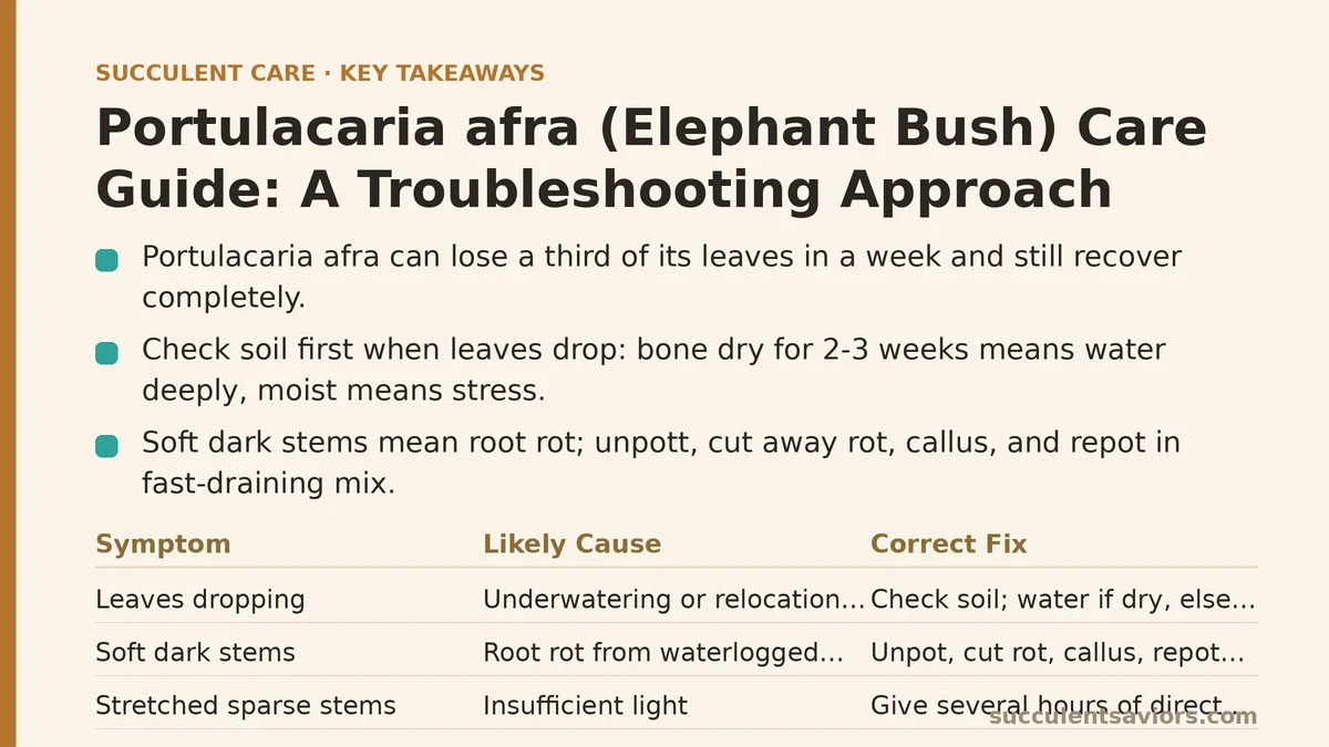 Portulacaria afra (Elephant Bush) Care Guide: A Troubleshooting Approach