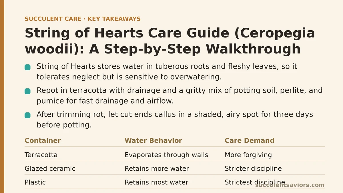 String of Hearts Care Guide (Ceropegia woodii): A Step-by-Step Walkthrough
